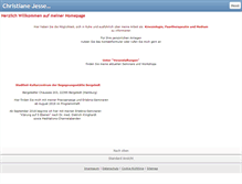 Tablet Screenshot of kinesiologie-jessel.de